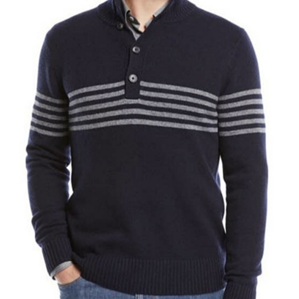 Men's American Eagle Outfitters Athletic Fit Quarter Zip Sweater Size Medium